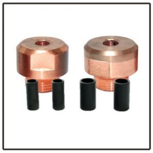 Projection welding stud electrodes